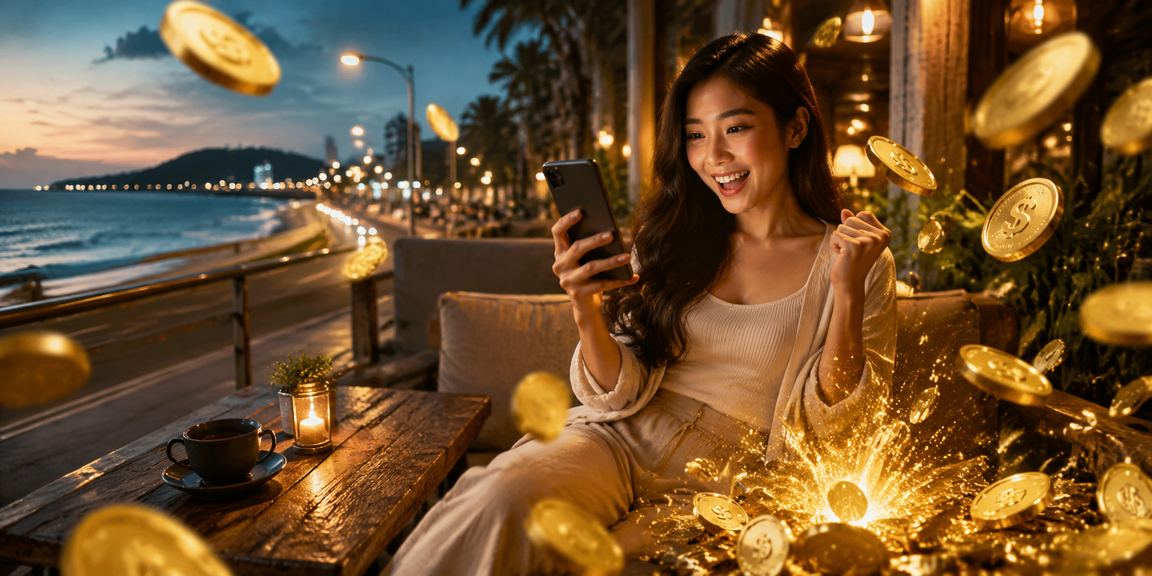 Pemain di Kuantan menggunakan telefon mudah alih untuk tuntut promosi kasino ibayar88